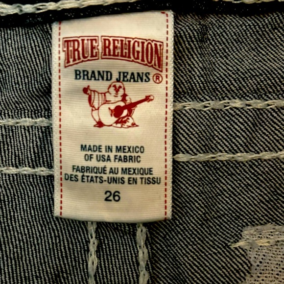 True Religion Mid Cut-Off’s size 26 - Picture 4 of 5
